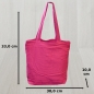 Preview: flevado Damen Schultertasche Freizeittasche Strassstein Musterung pink